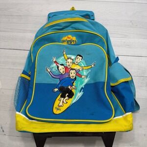 The Wiggles vintage kids rolling backpack